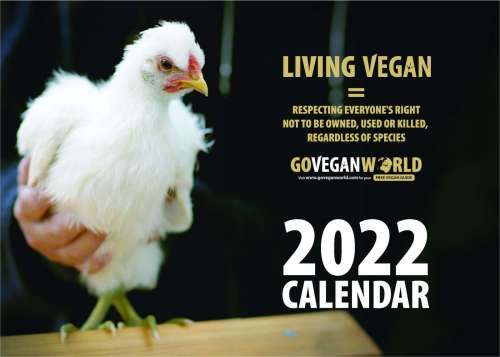 Calendar 2022 - Go Vegan World front cover