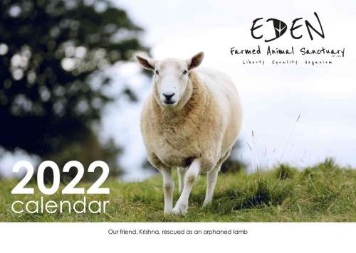 Eden Farmed Animal Sanctuary - Calendar 2022 front cover